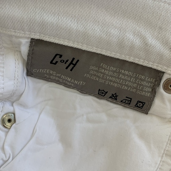 Citizens of Humanity Aveden Ankle skinny Women's White Jeans size 26 - Picture 6 of 14